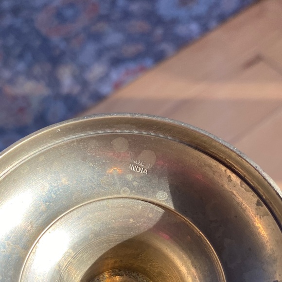 Vintage Brass Vase - 8” - Made In India 🏺 - Picture 6 of 8